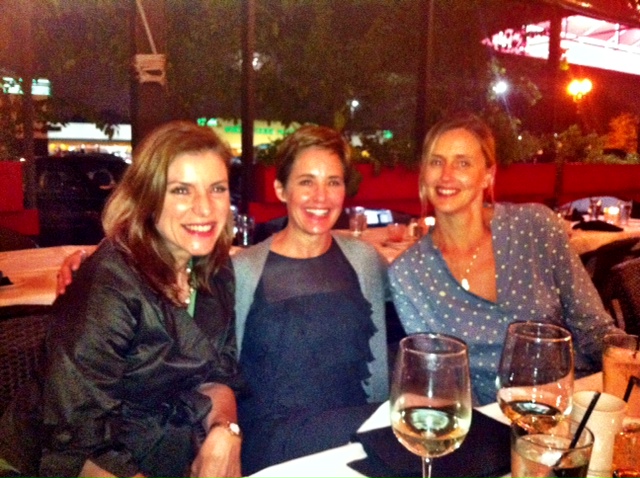 Julia, Amy & new garden member, Friederike, at The Union Kitchen Party